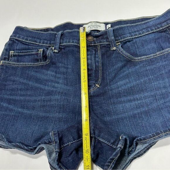 Abercrombie & Fitch Stretch Jean Shorts Size 4 - Picture 10 of 11